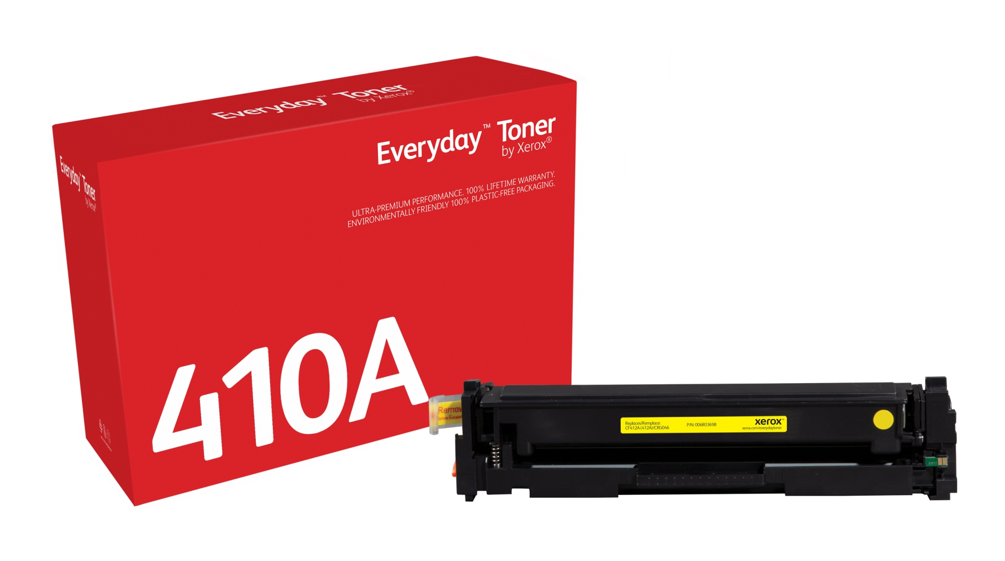 Everyday Toner Everyday Amarillo di Xerox compatibile con HP 410A (CF412A), Capacidad estándar