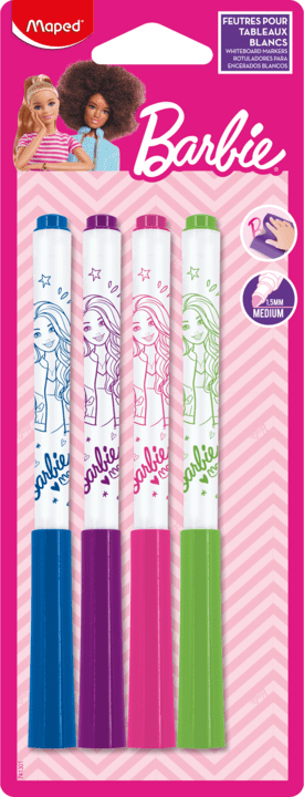 Creativ 741301 marcador 4 pieza(s) Azul, Verde, Rosa, Púrpura