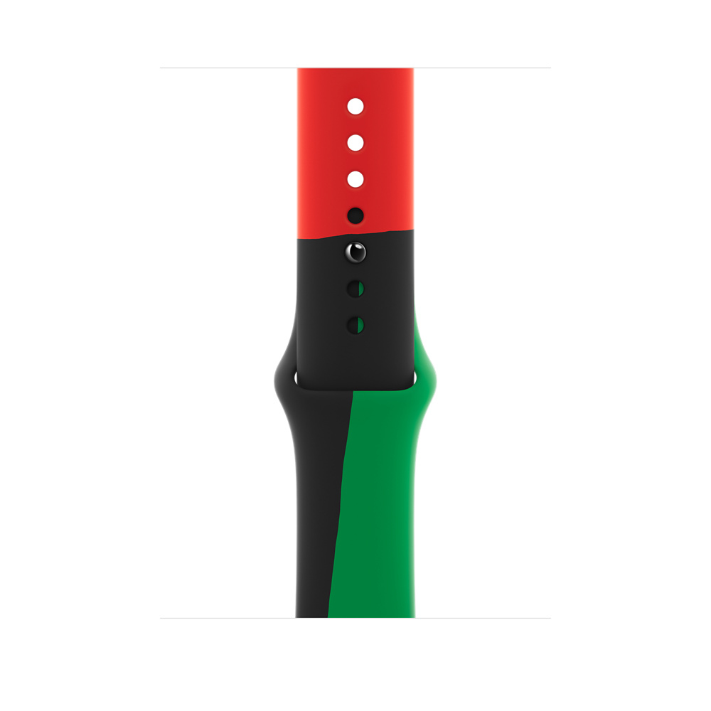 MUQ73ZM/A Accesorios para dispositivos vestibles inteligentes Grupo de rock Negro, Verde, Rojo Fluoroelastómero