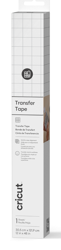 Transfer cinta adhesiva para manualidades 1,2 m Transparente