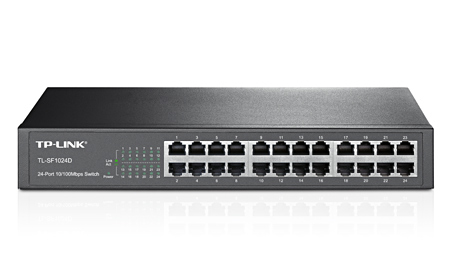 TL-SF1024D Fast Ethernet (10/100) Negro
