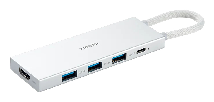 XMDS05YM Alámbrico USB 3.2 Gen 1 (3.1 Gen 1) Type-A + Type-C Blanco