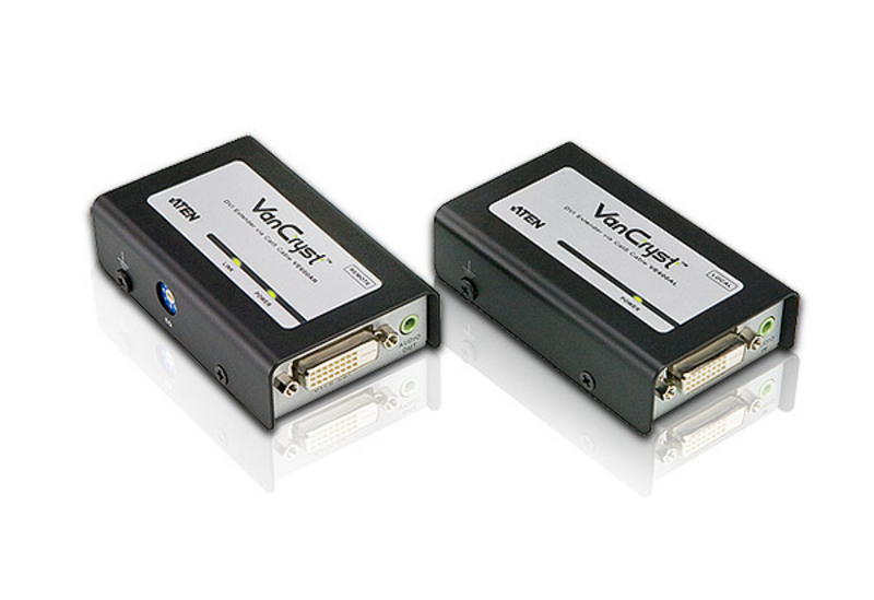 Extensor DVI/Audio sobre Cat 5 (1920 x 1200 a 40 m)