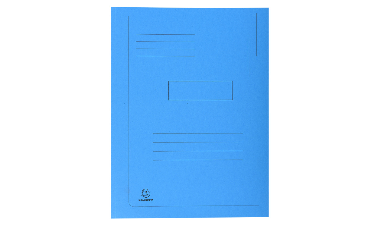 445006E carpeta Caja de cartón Azul A4