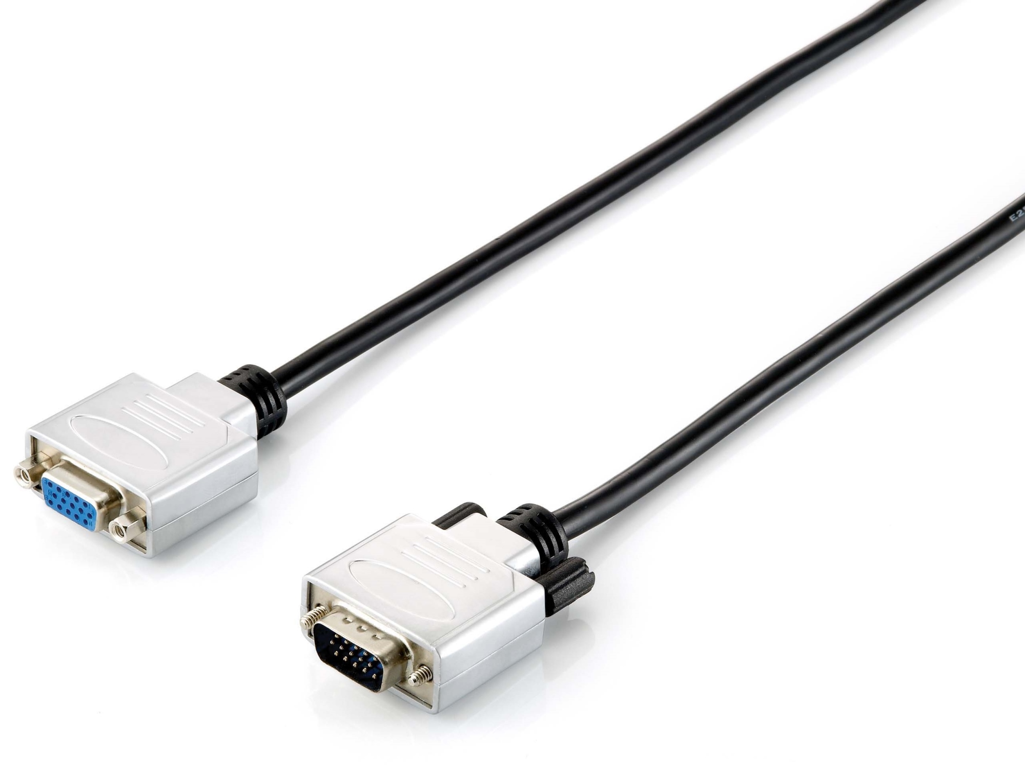 118856 cable VGA 20 m VGA (D-Sub) Negro, Plata