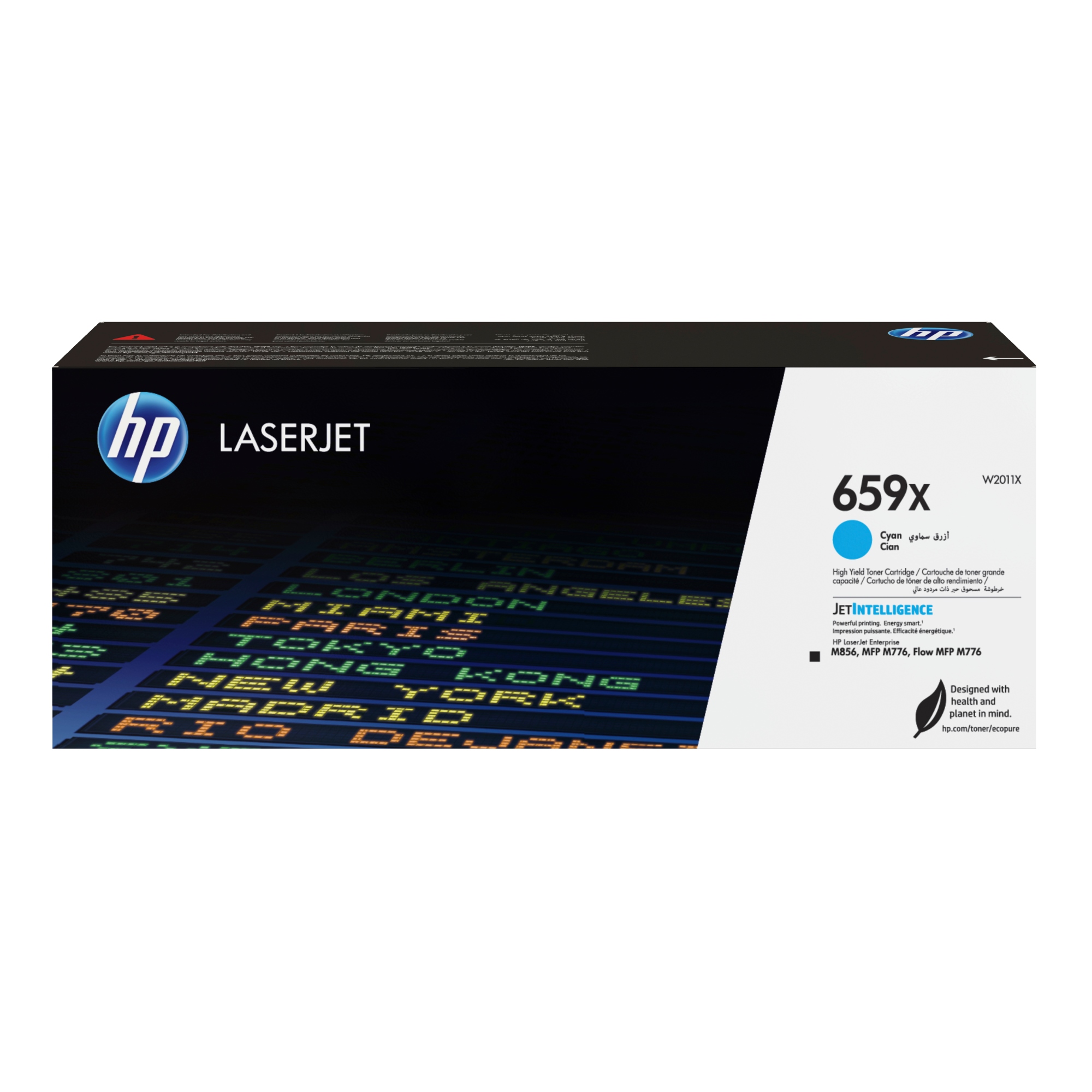 LaserJet Cartucho de tóner Original 659X cian de alta capacidad