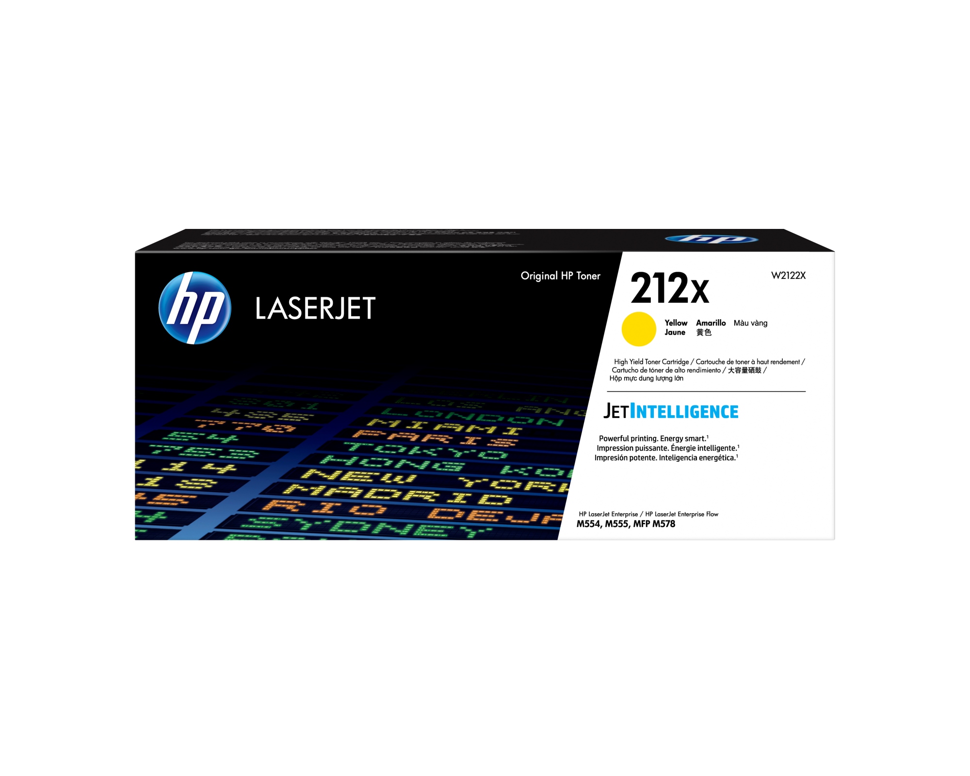 Cartucho de tóner Original LaserJet 212X amarillo de alta capacidad