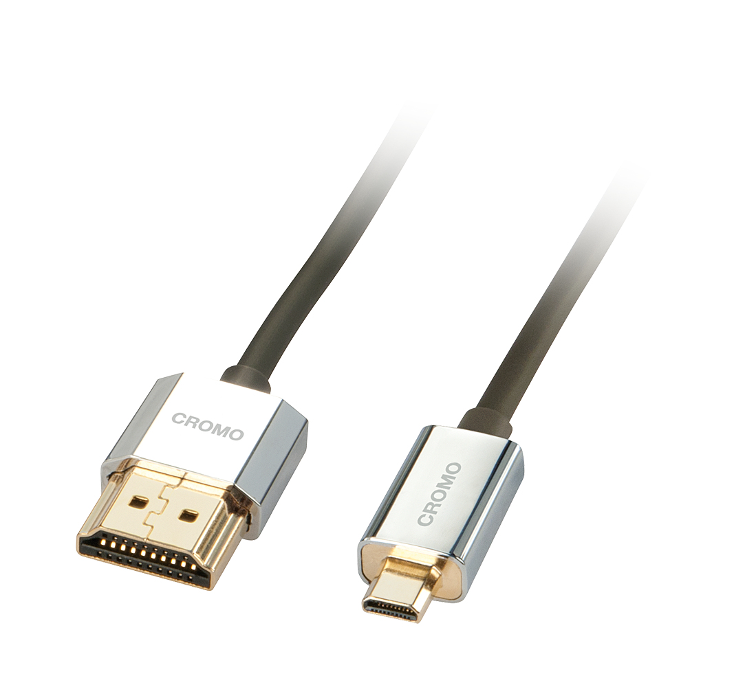 41682 cable HDMI 2 m HDMI tipo A (Estándar) HDMI tipo D (Micro) Negro