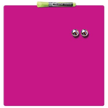 Pizarra hogar magnética 360x360mm rosa