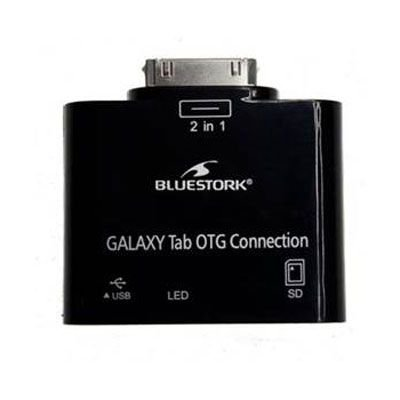 BS-GAL-RDR/SD cable gender changer Samsung 30-pin USB 2.0/SD Card Negro