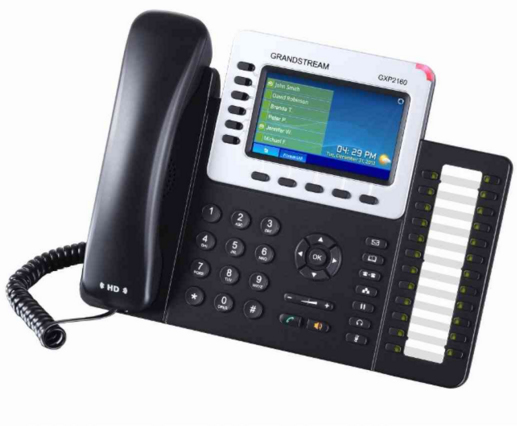 GXP2160 teléfono IP 6 líneas LCD
