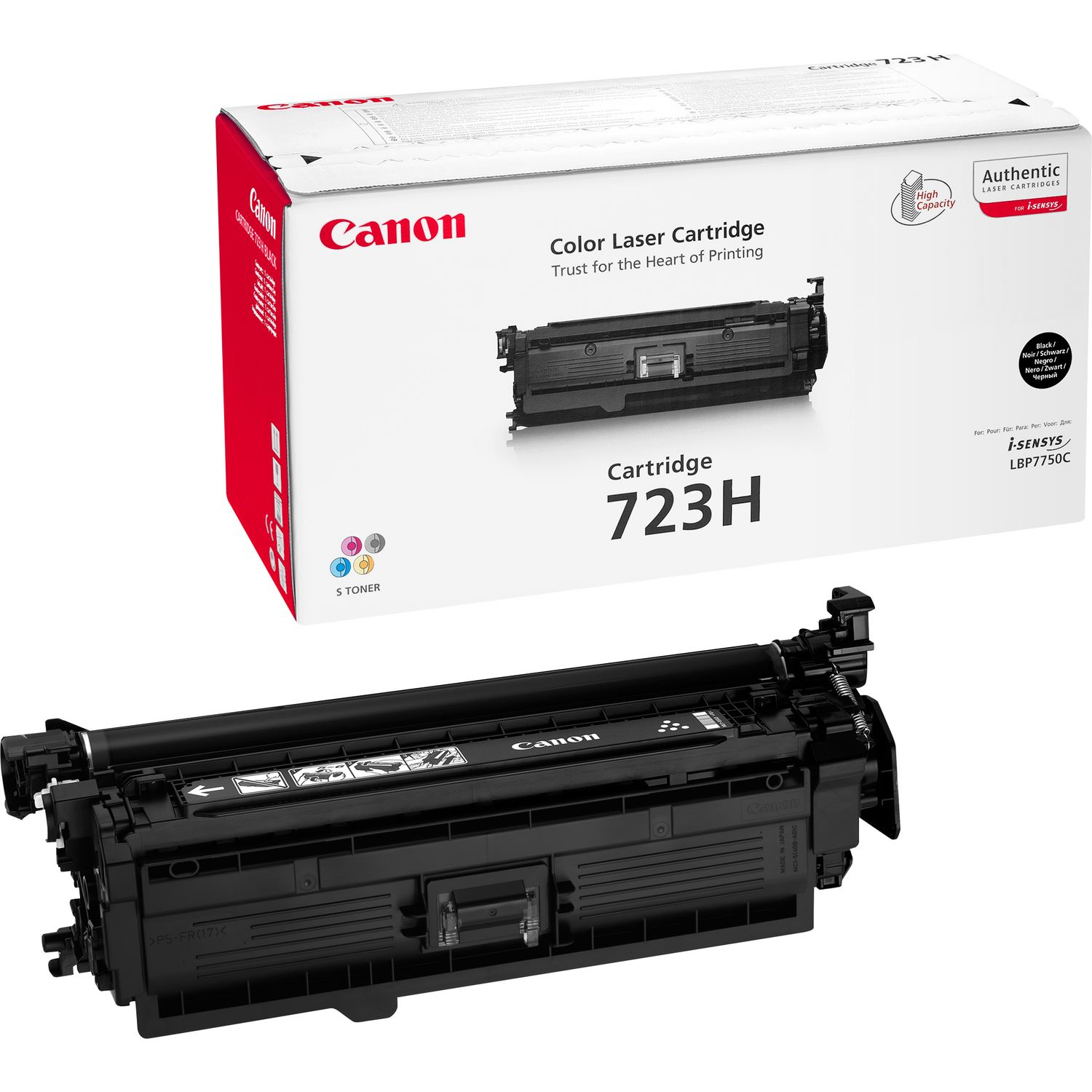 723H cartucho de tóner 1 pieza(s) Original Negro