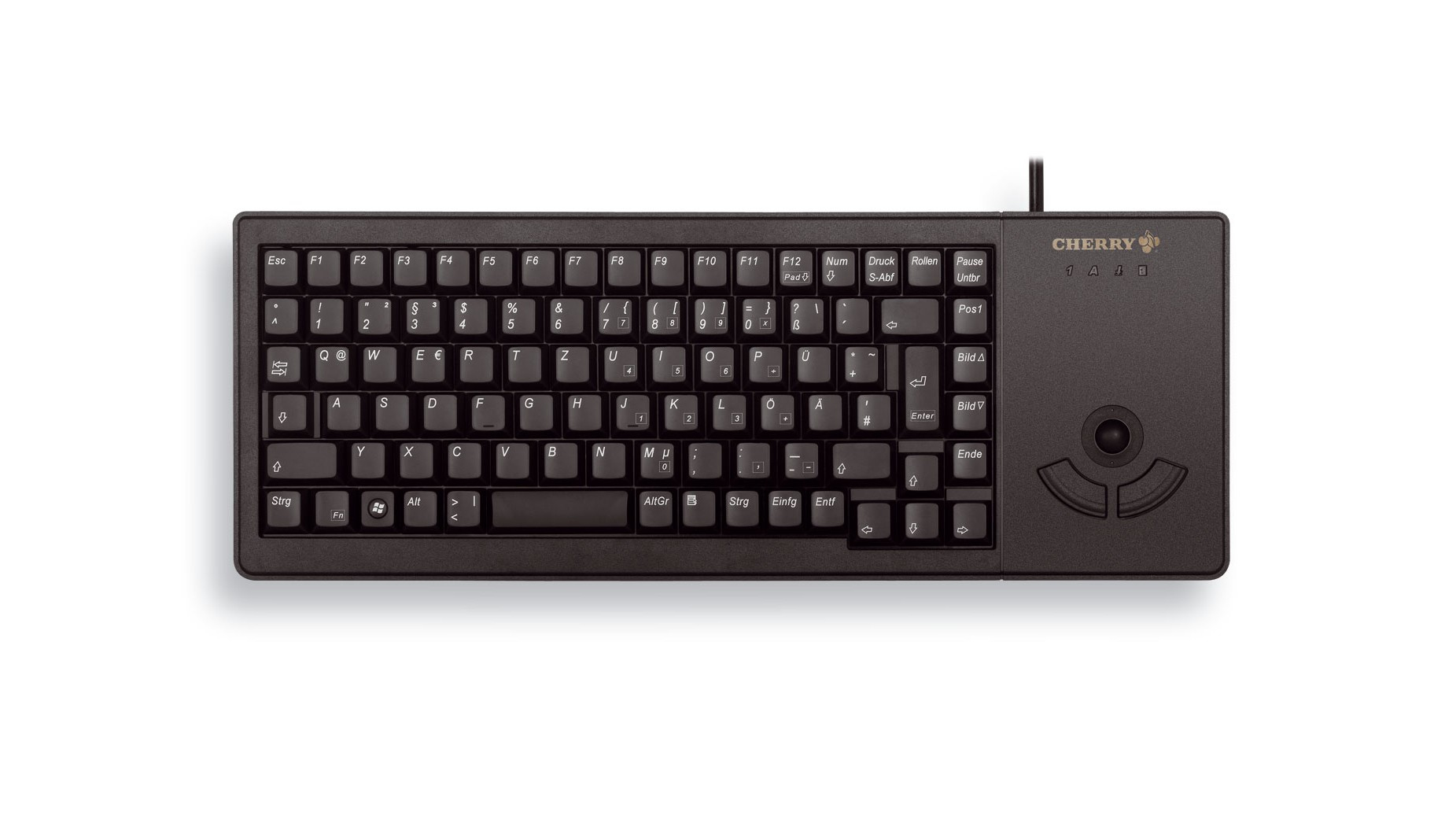XS Trackball teclado USB Negro