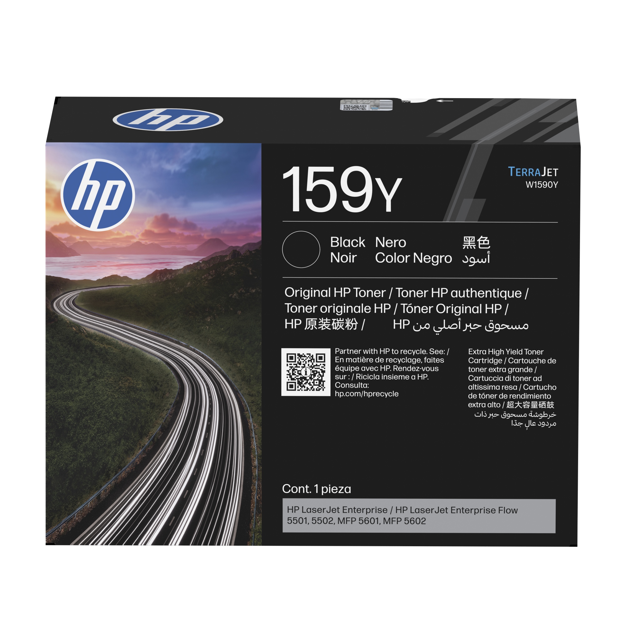 Cartucho de Tóner Original LaserJet 159Y negro
