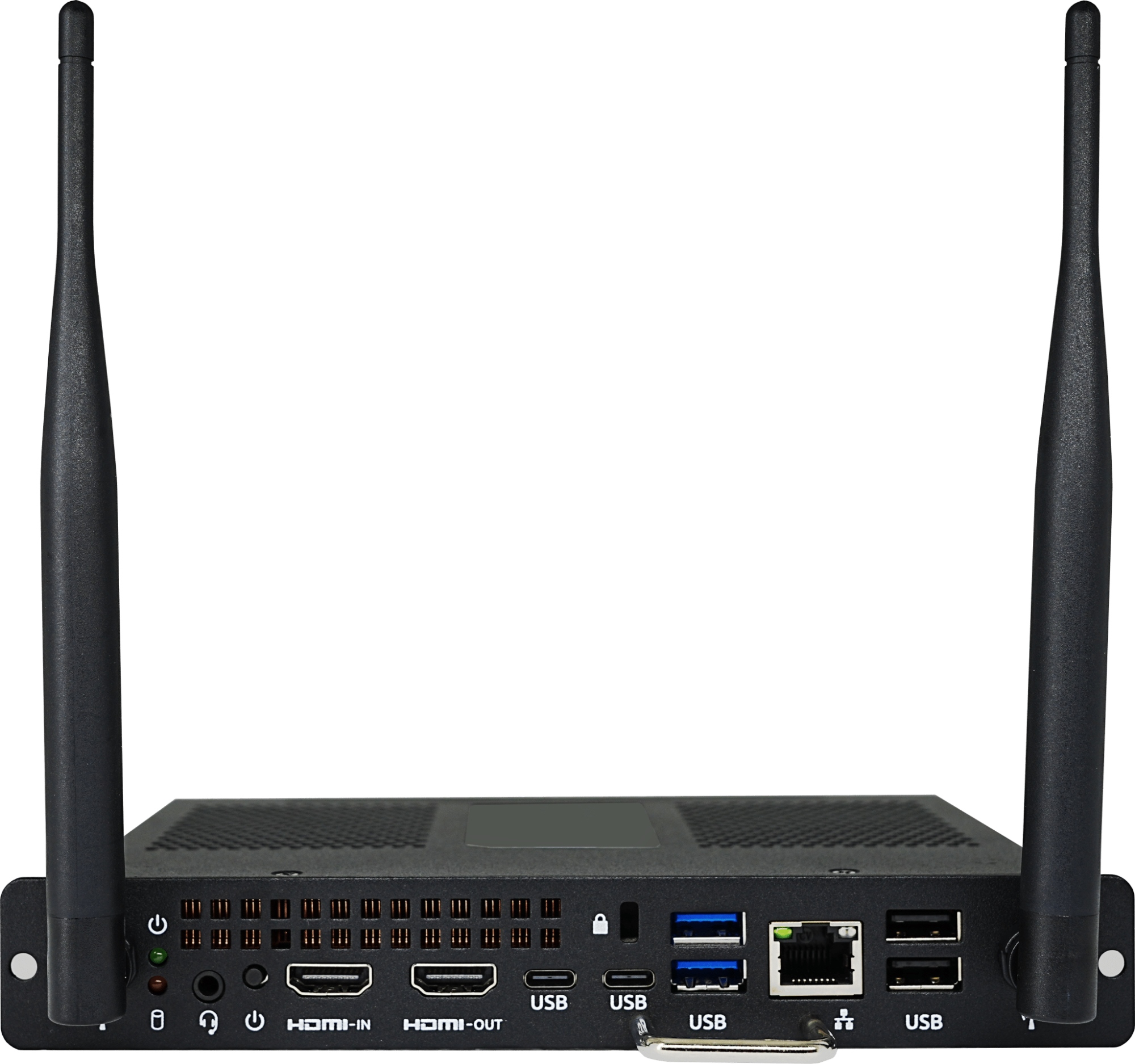 WB5E820W PCs/estación de trabajo Intel Core Ultra 5 125H 8 GB DDR4-SDRAM 256 GB SSD Windows 11 Pro Slim PC Mini PC Negro