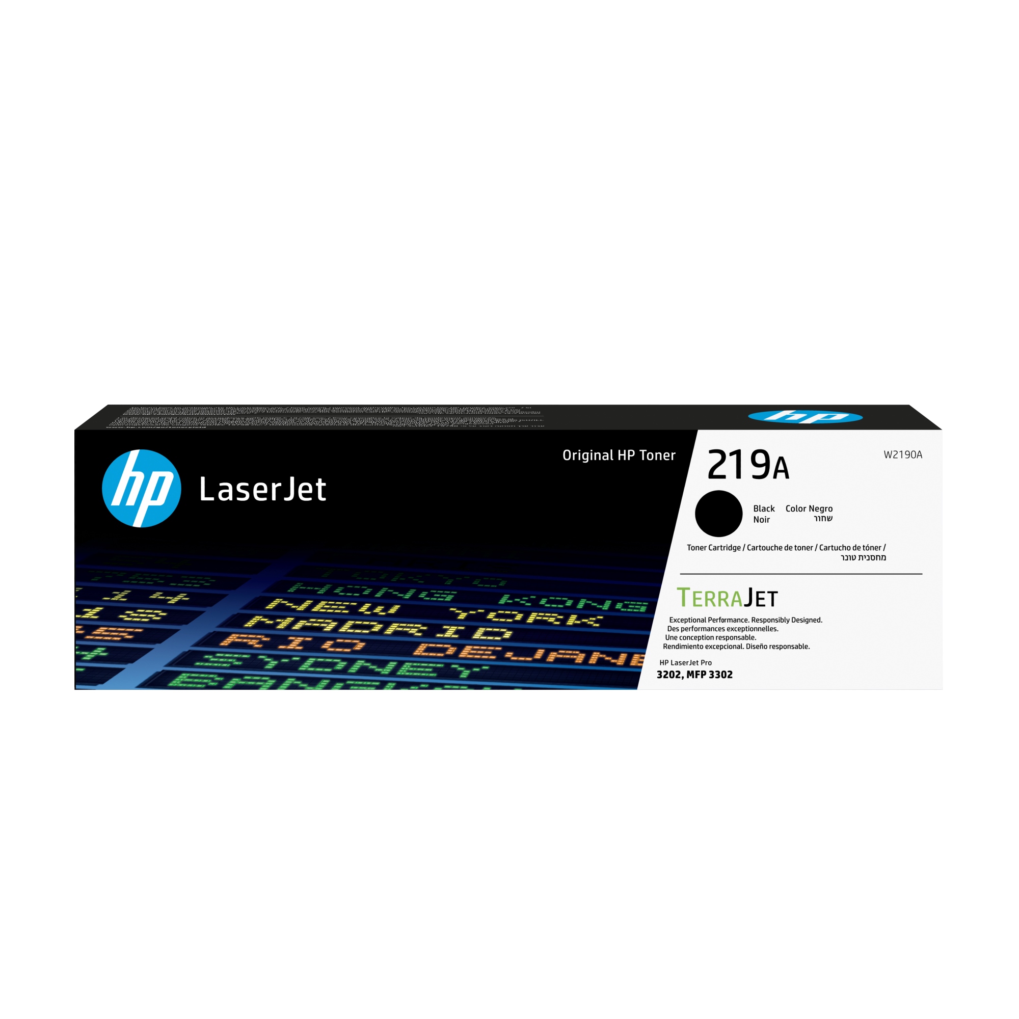 Cartucho de Tóner Original LaserJet 219A negro
