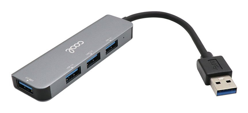 8434847053752 hub de interfaz USB 3.2 Gen 1 (3.1 Gen 1) Type-A 640 Mbit/s Gris