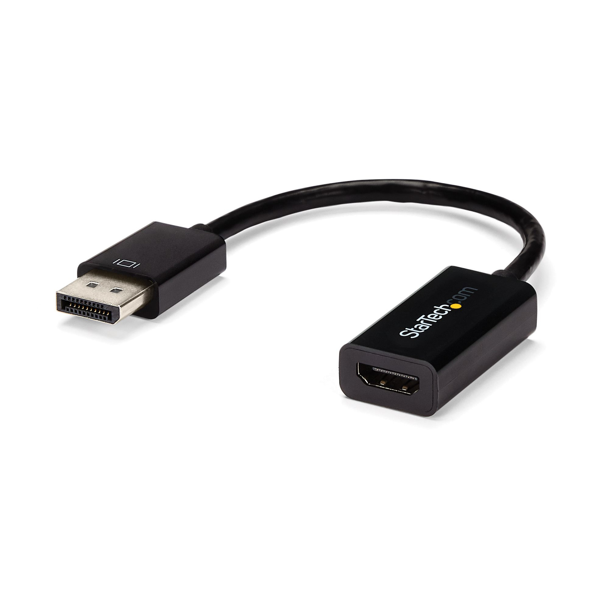 Adaptador DisplayPort a HDMI - Conversor de Vídeo Activo DisplayPort a HDMI 4K 30Hz - Cable Convertidor Dongle DP a HDMI para Monitor/TV - Adaptador Ultra HD DP 1.2 a HDMI 1.4