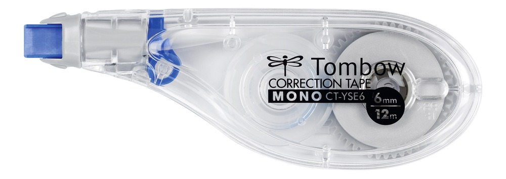 MONO corrección de películo/cinta 12 m Azul, Transparente, Blanco 1 pieza(s)