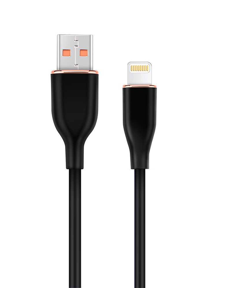 GMB Audio CC-USB2S-AM8PM-1.5M-BK cable de conector Lightning 1,5 m Negro