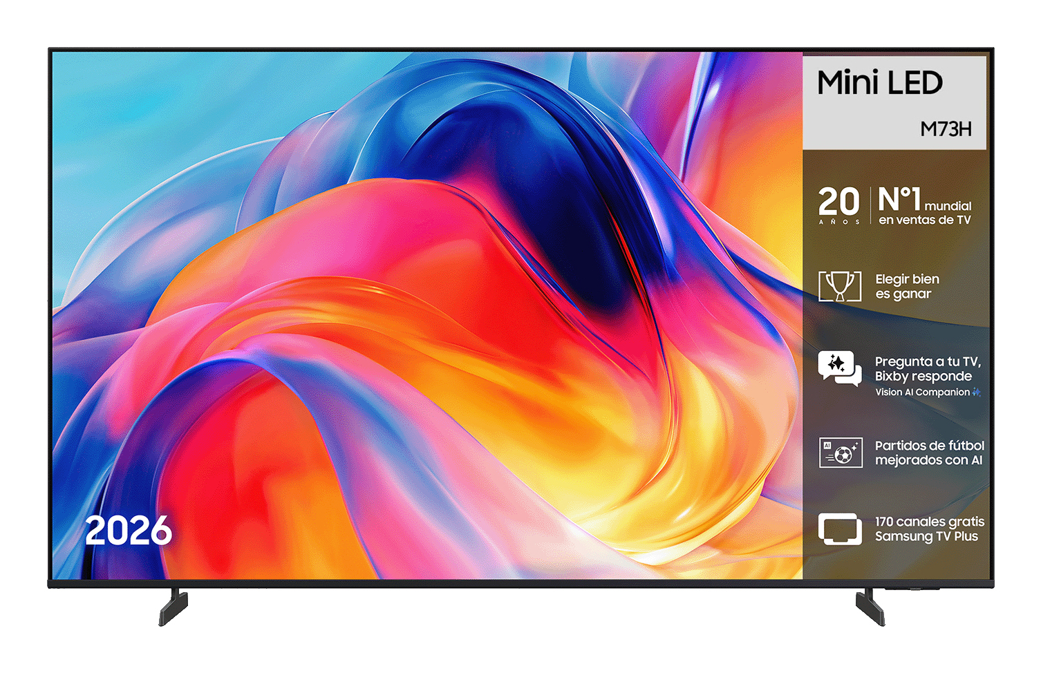 TV 43" Mini LED M73H 4K Vision AI Smart TV 2026