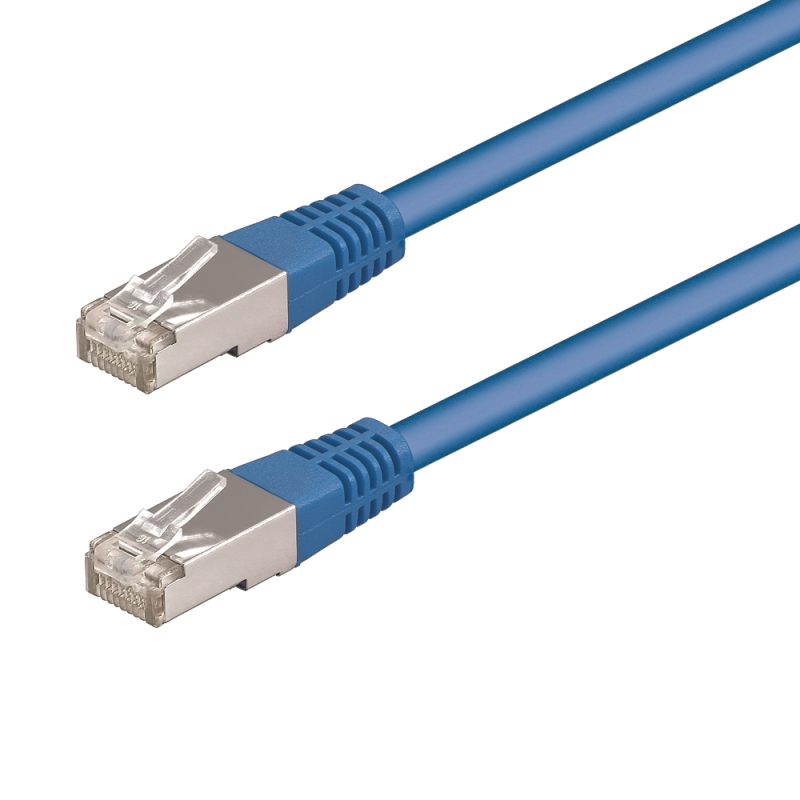 WPC-PAT-5F005B cable de red Azul 0,5 m Cat5e F/UTP (FTP)