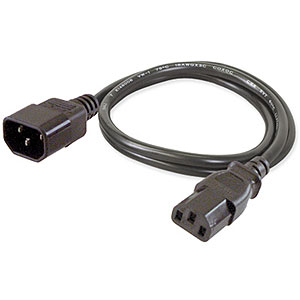 CAB-C13-C14-2M= cable de transmisión Negro C13 acoplador C14 acoplador