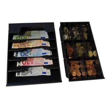 VPK-15B-26-BX bandeja para cajón portamonedas Negro