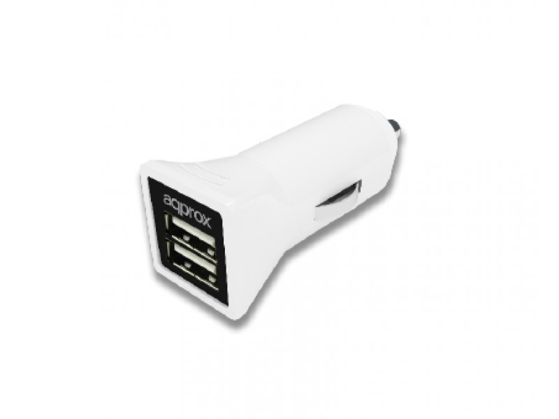 APPUSBCAR31W cargador de dispositivo móvil GPS, Auriculares, Teléfono móvil, Smartphone, Reloj inteligente, Tableta, Teléfono Blanco CC Auto