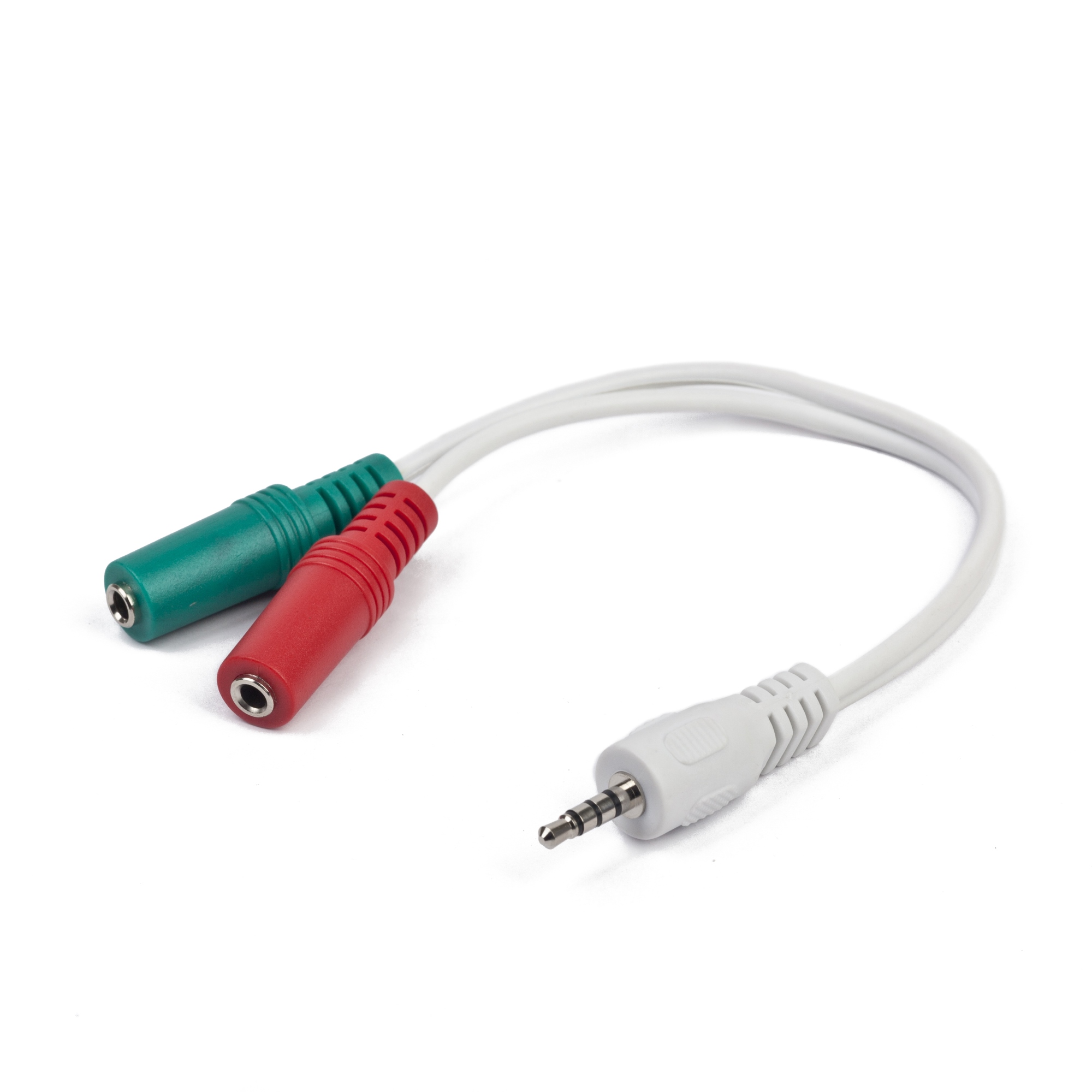 CCA-417W cable de audio 3,5mm 2 x 3.5mm Blanco