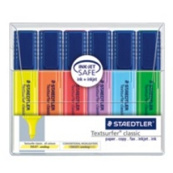 Textsurfer 364 WP6 marcador Punta de cincel Azul, Verde, Naranja, Rosa, Violeta, Amarillo - Pack 5 Unidades - 6 pieza(s) por unidad