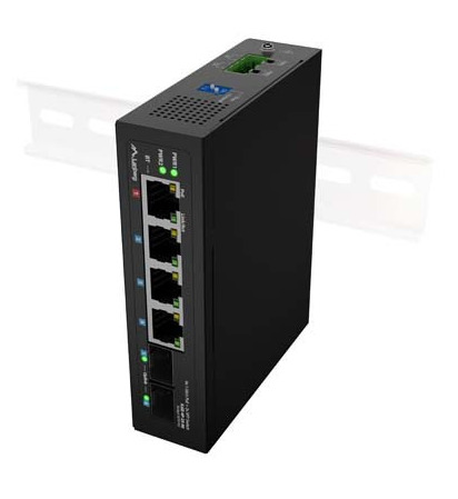 ILGE-4P-2S-90 switch No administrado Fast Ethernet (10/100) Energía sobre Ethernet (PoE) 1U Negro