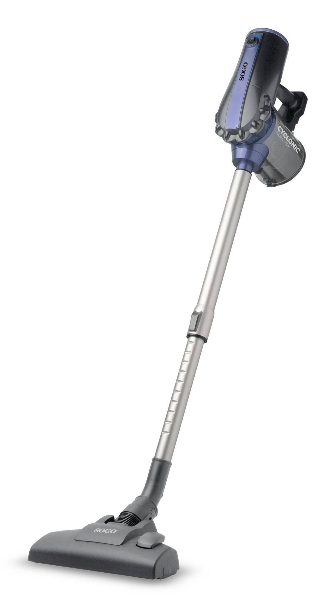 Aspiradora Vertical De Mano Gris Azul - 600 W