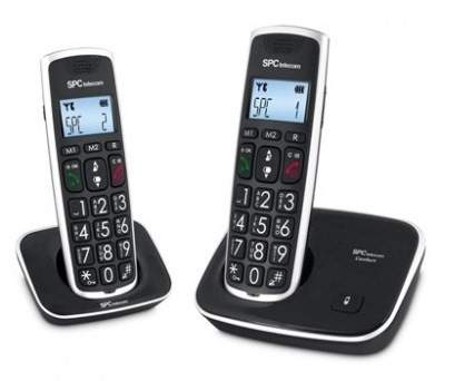 Comfort Kaiser Duo Teléfono Negro 7609N