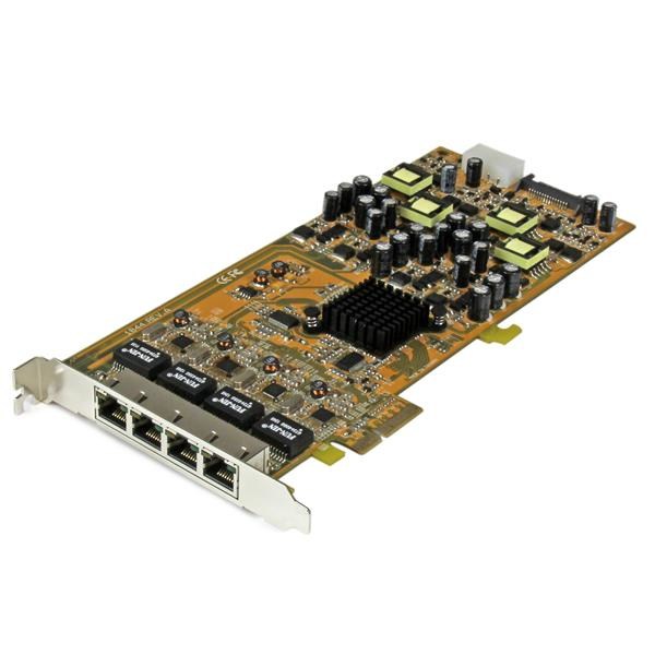 Tarjeta PCI Express de Red Ethernet Gigabit con 4 Puertos RJ45 PoE Power over Ethernet