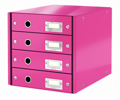 60490023 caja de almacenaje Caja de cartón Rosa