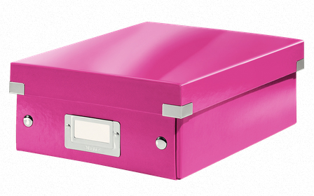 60570023 caja de almacenaje Caja de cartón Rosa