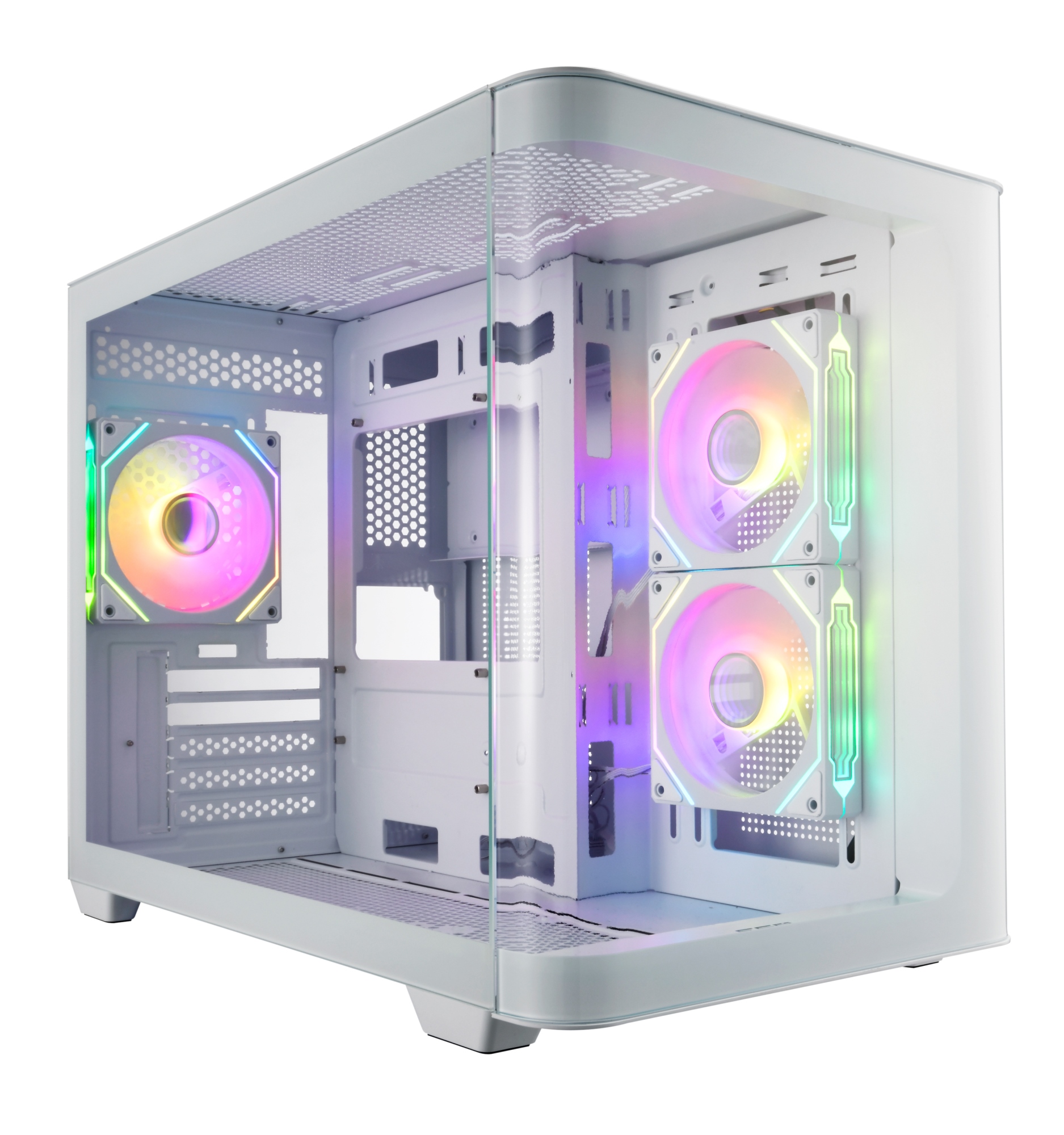 S380-WA Carcasa Mini Tower mITX, mATX Blanco ARGB