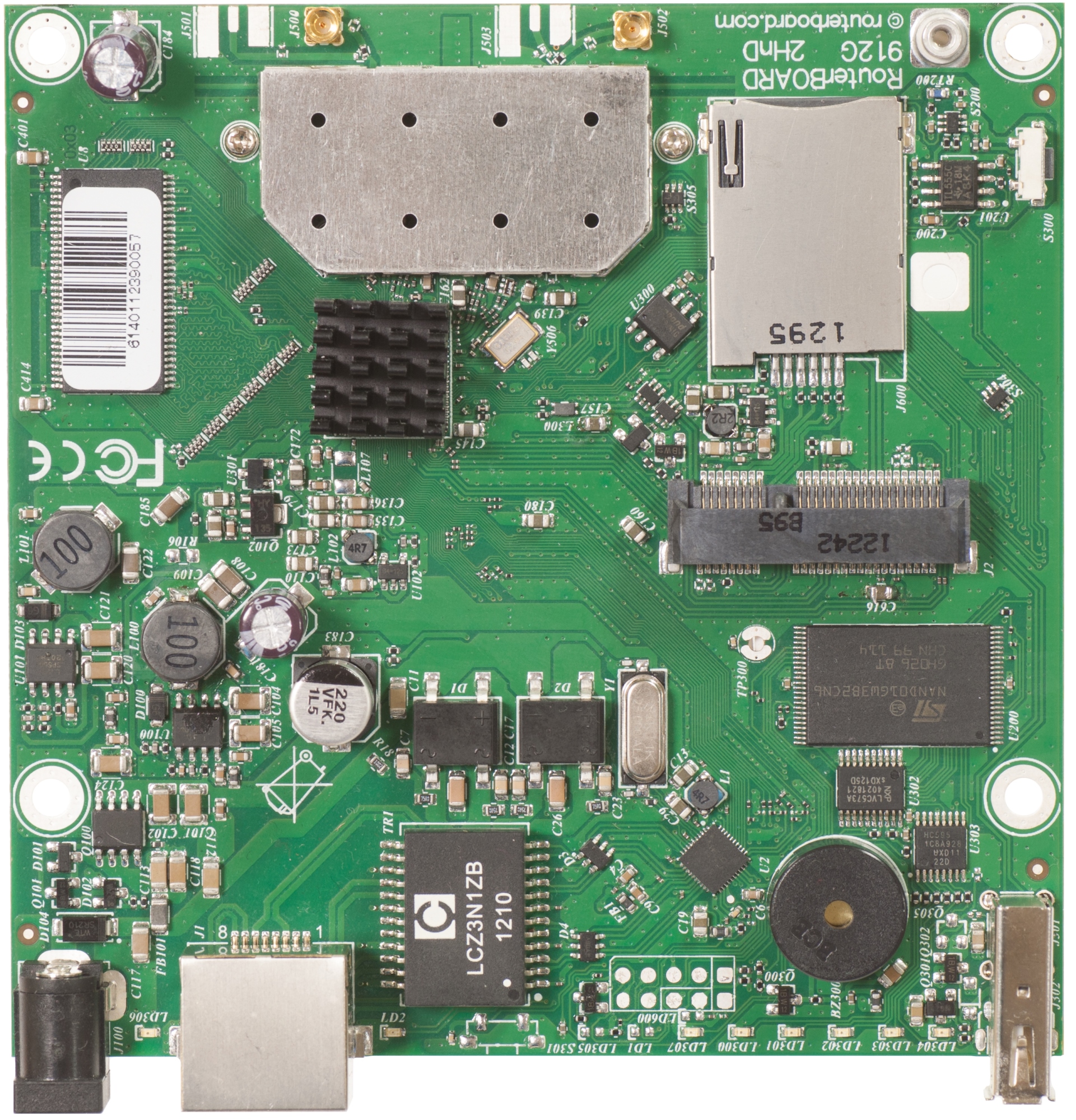 RB912UAG-2HPND pieza de repuesto para equipo de red Placa base