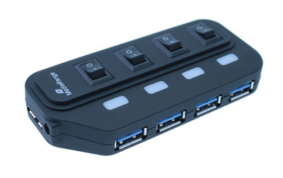 MRCS505 hub de interfaz 5000 Mbit/s Negro