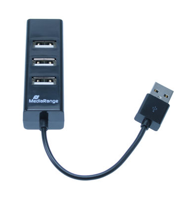 MRCS502 hub de interfaz 480 Mbit/s Negro
