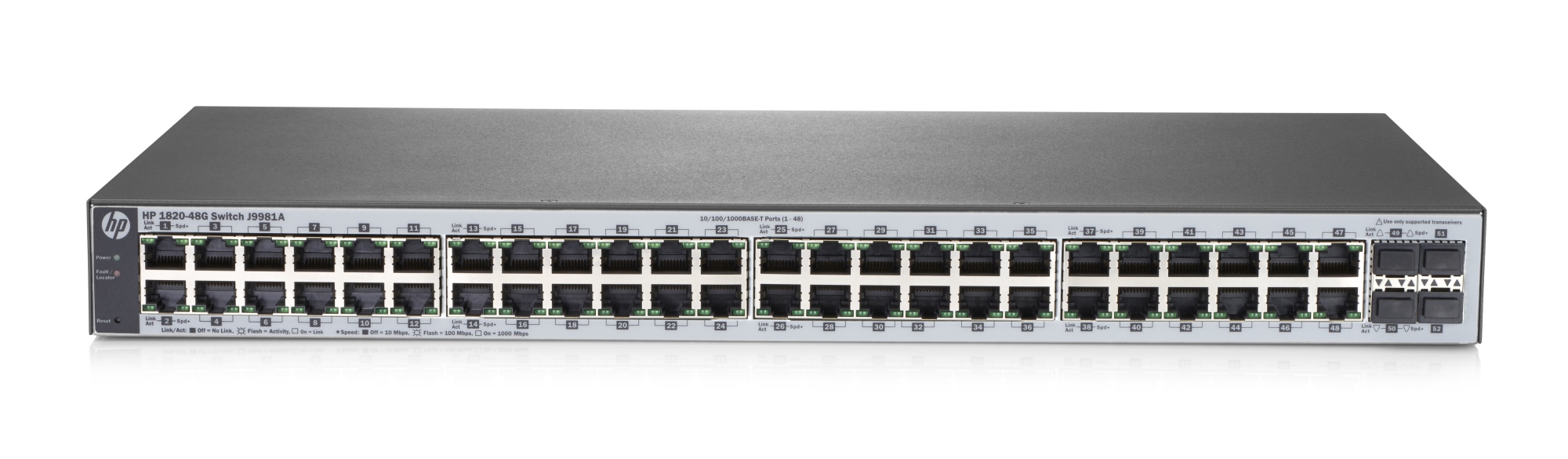 1820-48G Gestionado L2 Gigabit Ethernet (10/100/1000) 1U Gris
