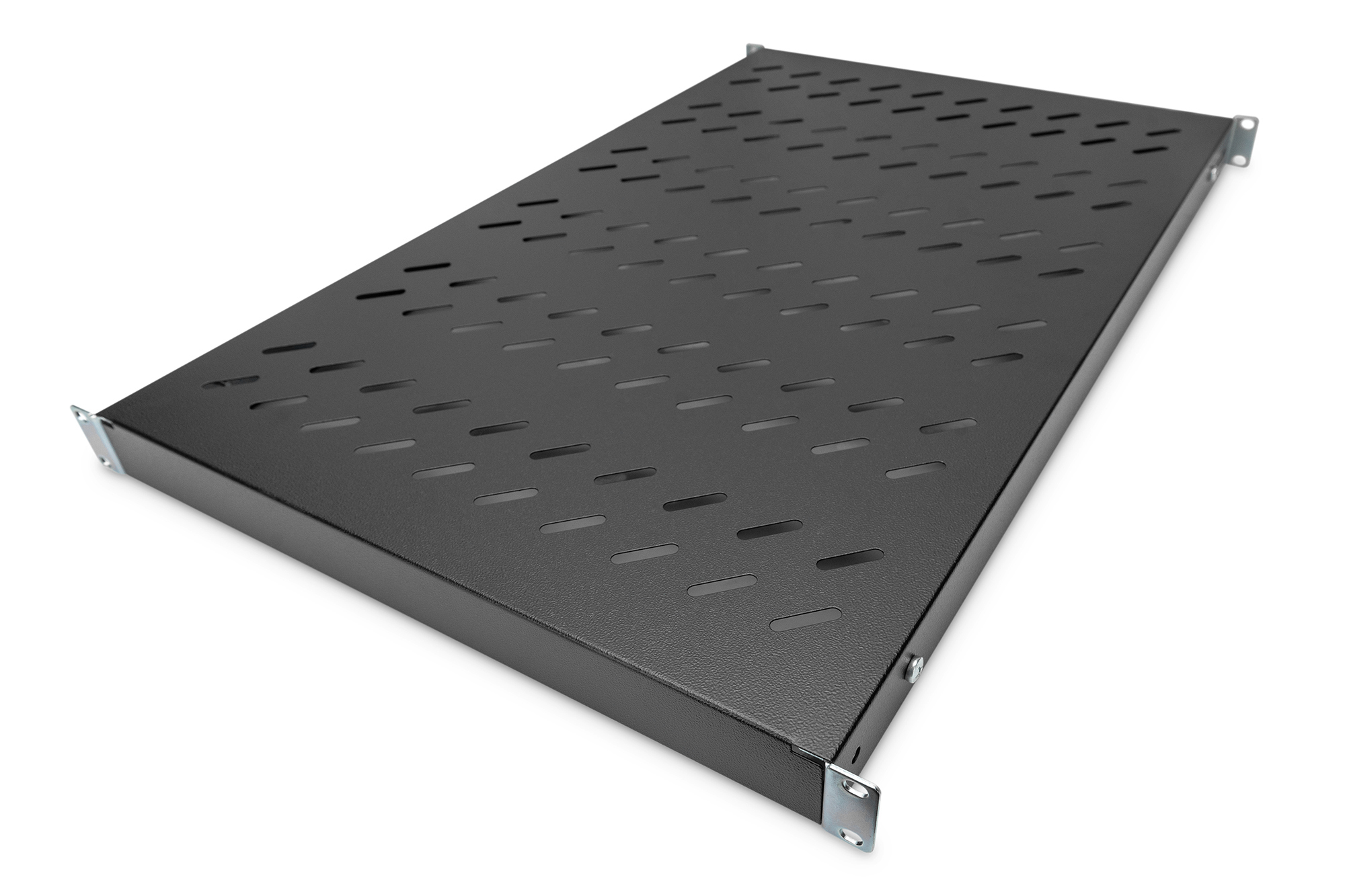 Baldas con carriles de fijación variables para la fijación en armarios de 483 mm (19")