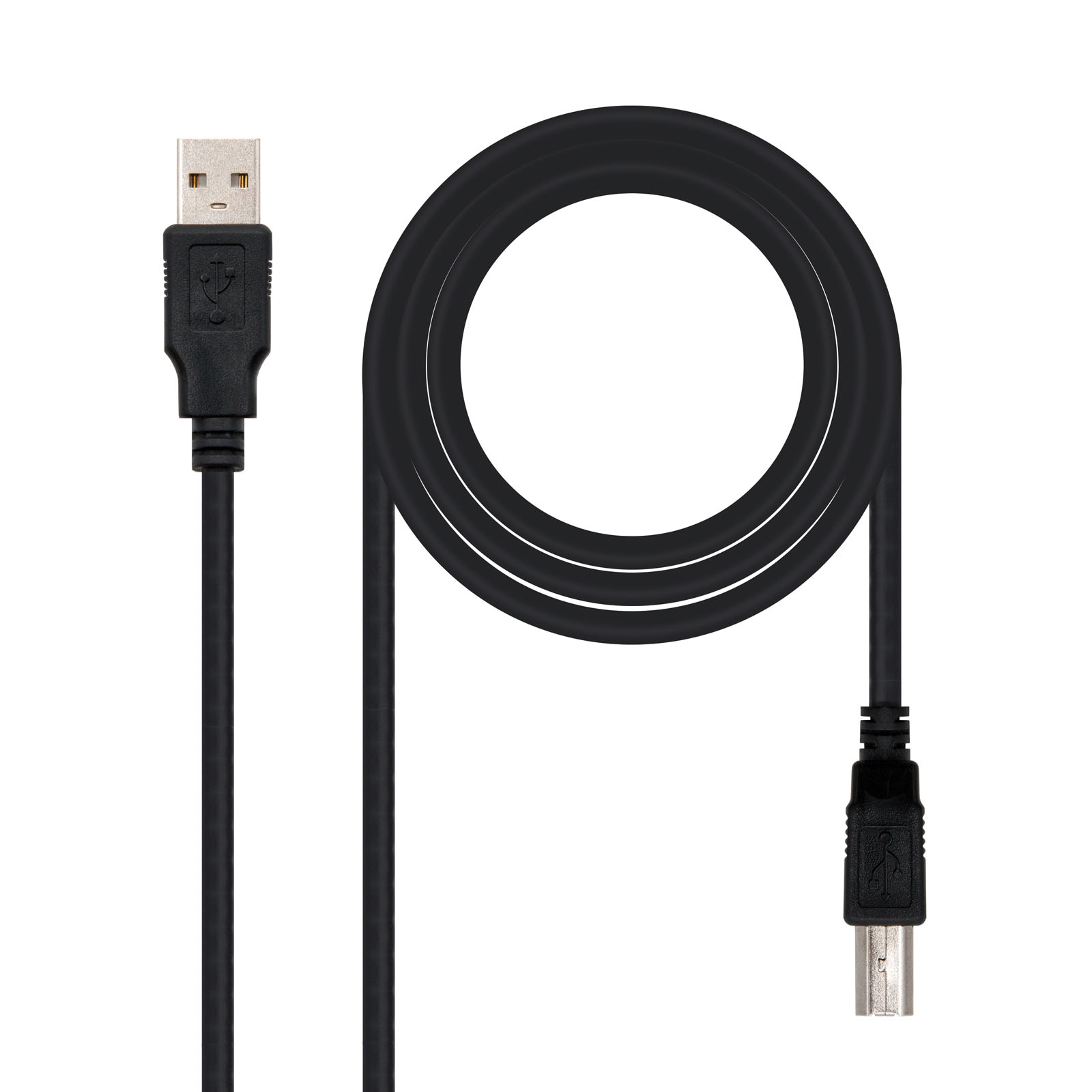 CABLE USB 2.0 IMPRESORA, TIPO A/M-B/M, NEGRO, 3.0 M