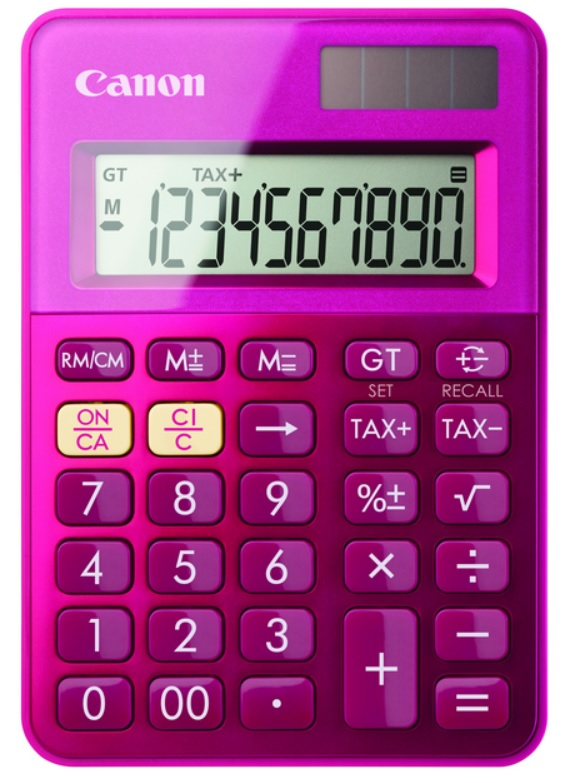 LS-100K calculadora Escritorio Calculadora básica Rosa