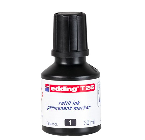 T25 recambio para marcador Negro 30 ml 1 pieza(s)