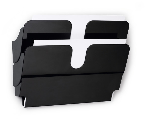 FLEXIPLUS estantería para libros 2 estanterías Negro