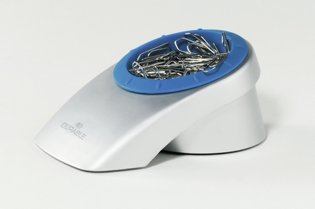 7713-23 dispensador de clips Azul, Plata