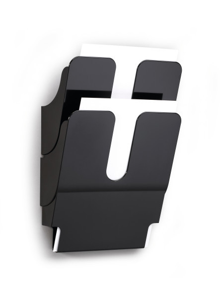 FLEXIPLUS estantería para libros 2 estanterías Negro
