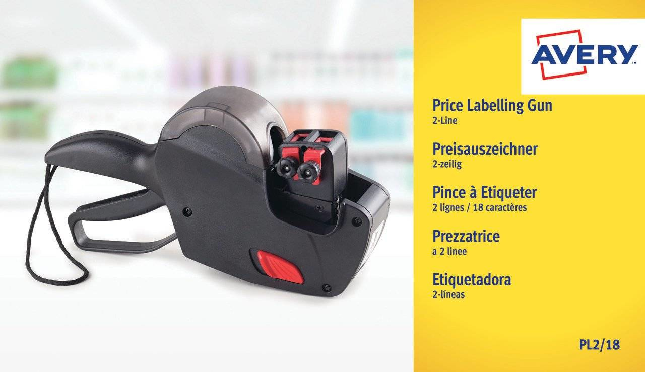 PL2/18 etiqueta autoadhesiva Rectángulo Blanco